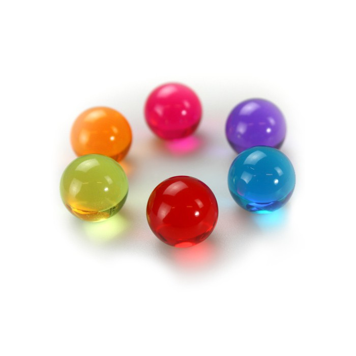 Magnetic Balls assorted colored acrylic balls | set of 6 Ø 18 mm ...